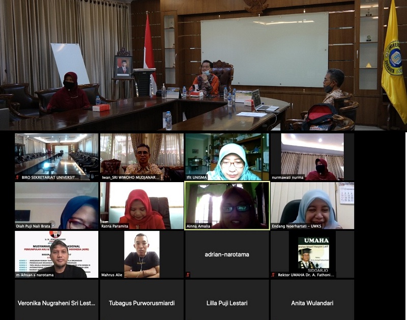 Temu Kangen dan Persiapan Mukerda ADRI Jatim di Universitas Narotama
